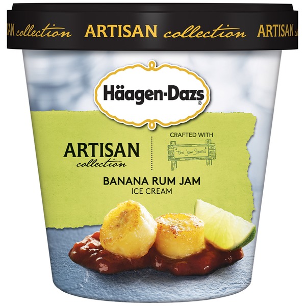 HaagenDazs Banana Rum Jam Ice Cream (14 fl oz) Instacart