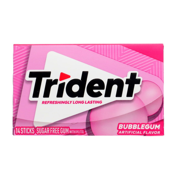 Trident Gum, Sugar Free, Bubblegum Same-Day Delivery | Dollar Tree