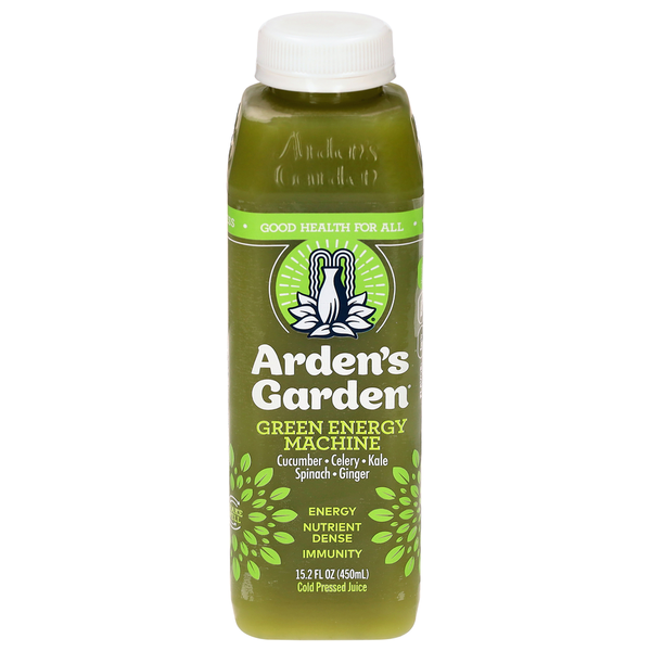 Arden's Garden Cold Pressed Green Energy Machine Juice Same-Day
