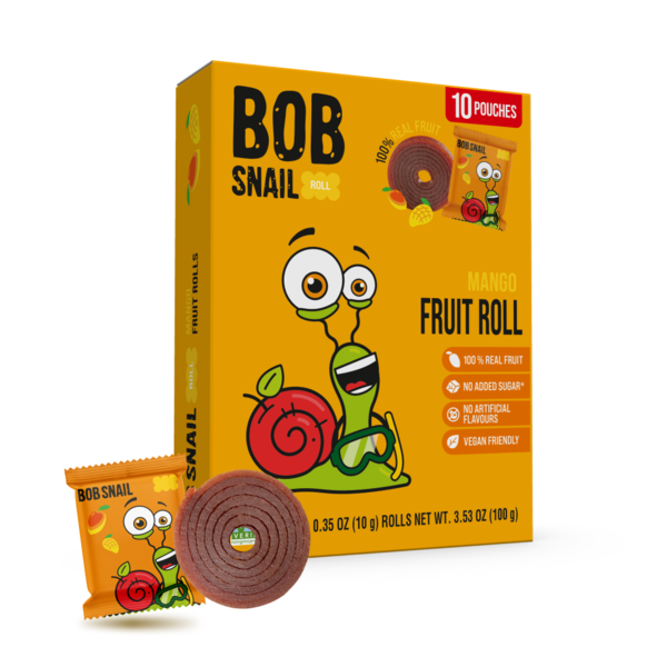 Bob Snail Fruit Roll Snacks, Mango Same-Day Delivery