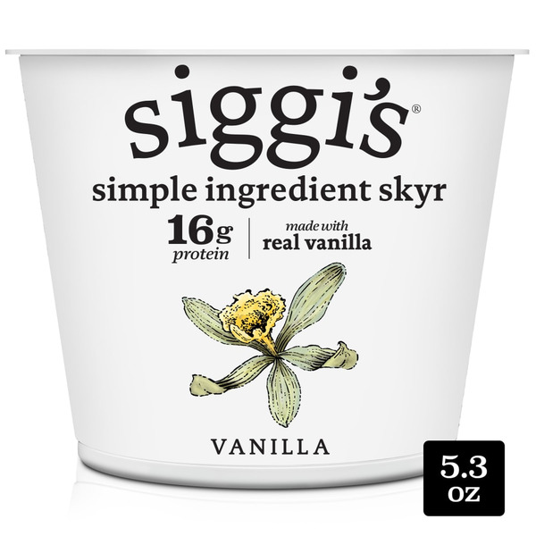 Siggi's Icelandic Style Skyr Non-Fat Yogurt, Vanilla