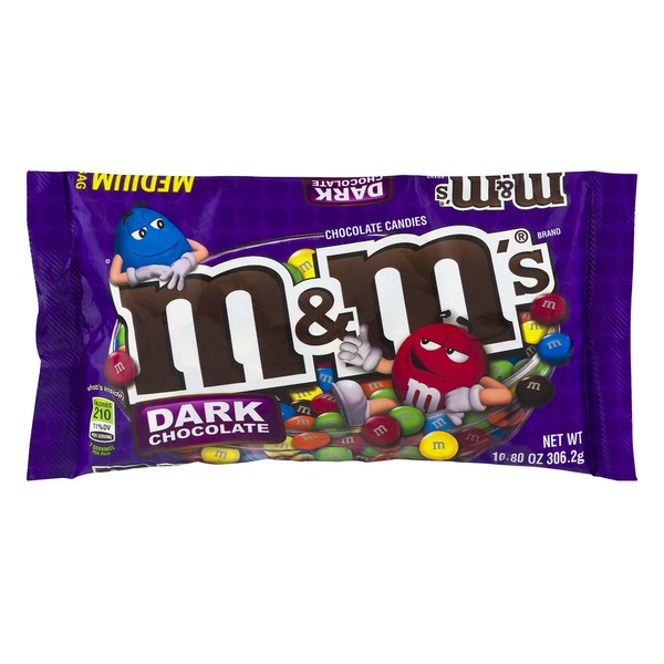 M&M's Chocolate Candies Dark Chocolate (10.8 oz) Instacart
