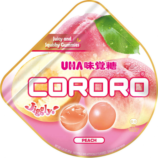 UHA Mikakuto Cororo Peach Gummy Candy