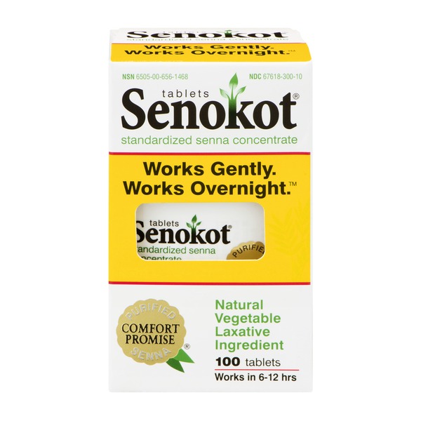 Senokot Laxative Tablets 100 Ct 100 Ct Instacart