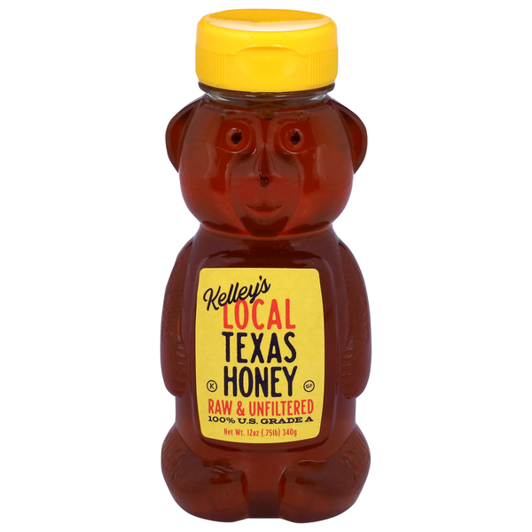 Kelley Honey Farms Local Texas Raw & Unfiltered Honey Same-Day