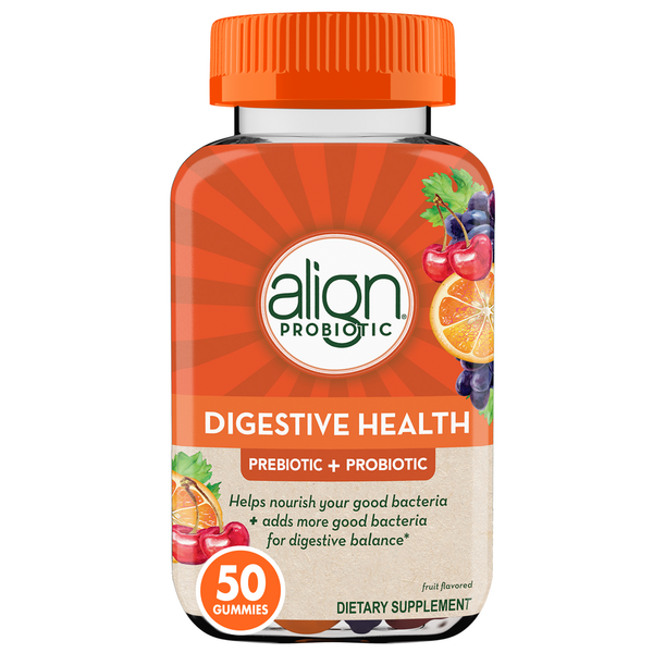 Align Digestive Health Prebiotic + Probiotic, Gummies (50 ct ...