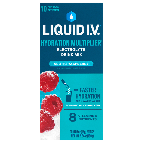 Liquid I.V. Arctic Raspberry Electrolyte Drink Mix Same-Day
