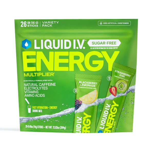 Liquid I.V. Sugar Free Energy Variety Pack Same-Day Delivery