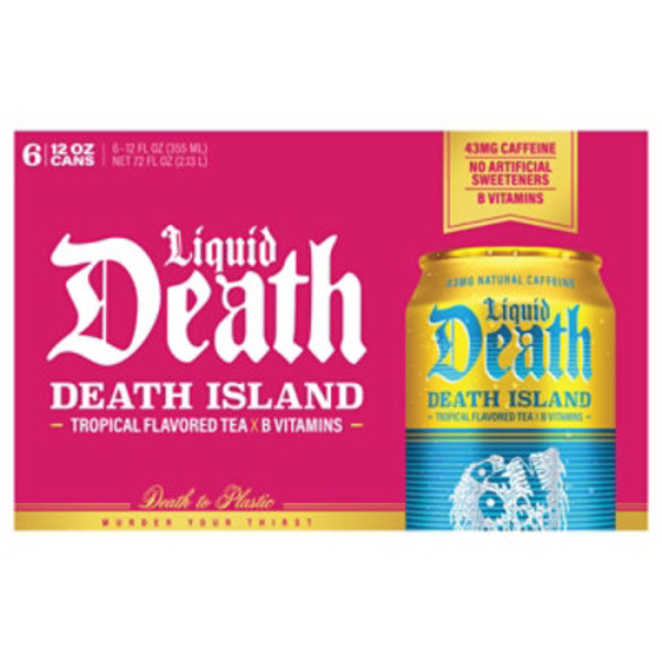 Liquid Death Death Island Tea x B Vitamins