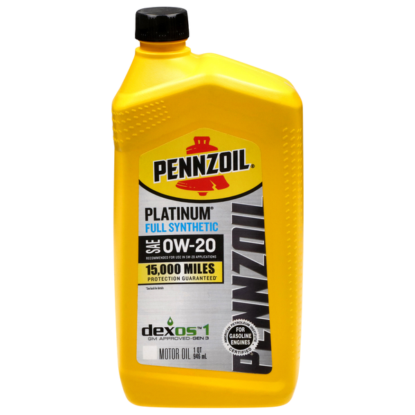Pennzoil Full Synthetic SAE 0W-20 Motor Oil Same-Day Delivery