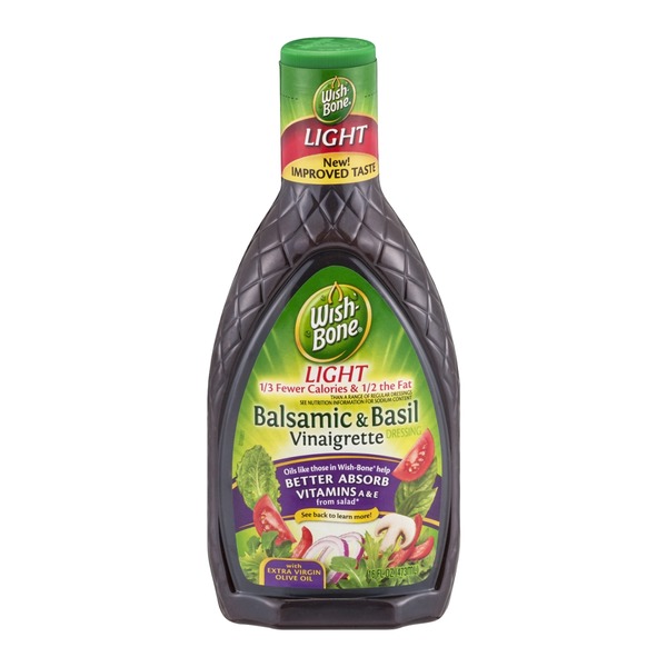 WishBone Balsamic & Basil Vinaigrette (16 fl oz) Instacart