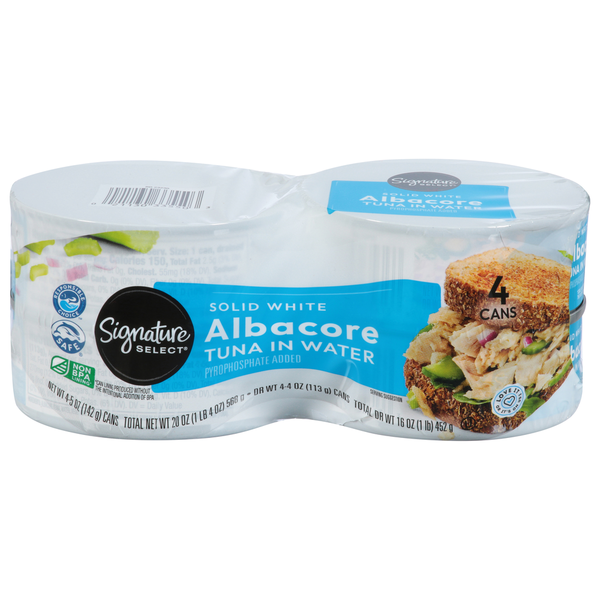 Signature SELECT Tuna in Water, Albacore, Solid White