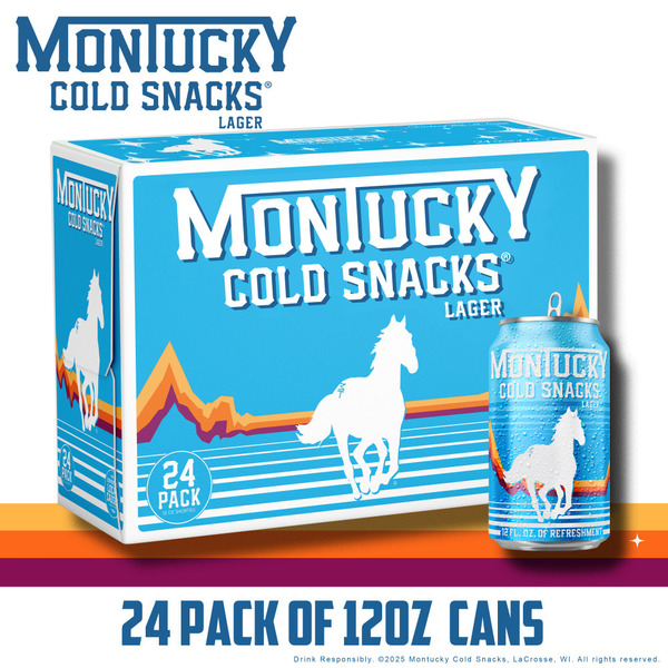Montucky Cold Snacks Lager 12oz Can 24 Pack Same-Day Delivery or