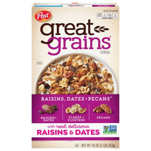 Great Grains Raisins Dates and Pecans Breakfast Cereal