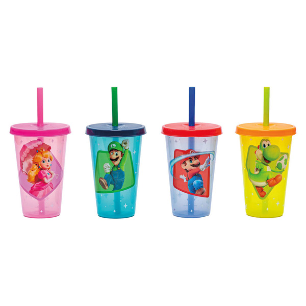 SUPER MARIO タンブラー2個＆ティッシュケース Zak! Super Mario Character Color Change Tumblers Same-Day Delivery