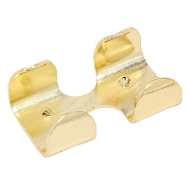 Hillman Hardware Essentials 7/16 in. x 1/2 in. Rope Clamp, Brass-Plated