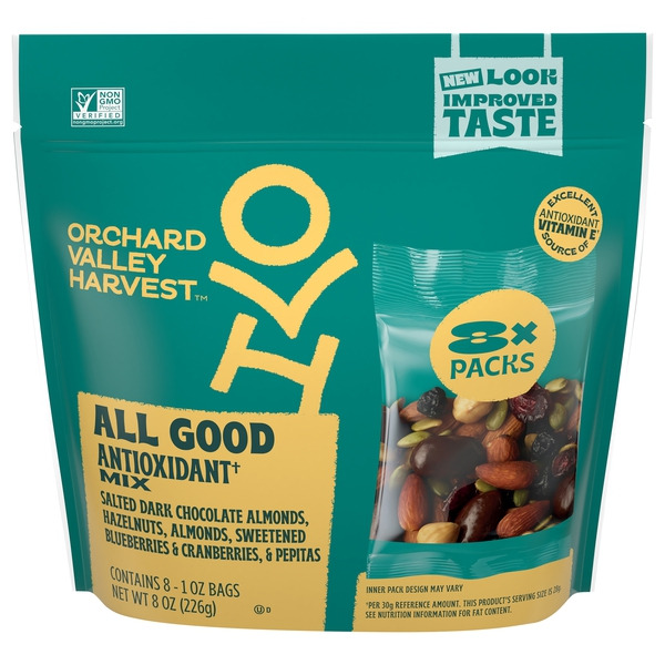 Orchard Valley Harvest Antioxidant Mix, All Good, 8 Packs Same-Day
