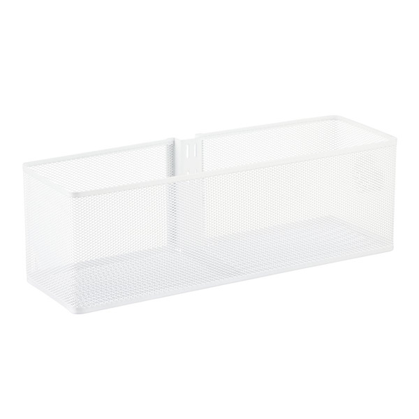 Elfa Large Utility Mesh Basket - White - 17-1/8" x 5-1/4" x 5-1/2" h