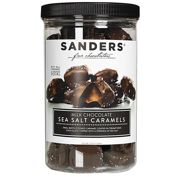 Sanders SandersMilk Chocolate Sea Salt Caramel 36oz Tub (36 ounces