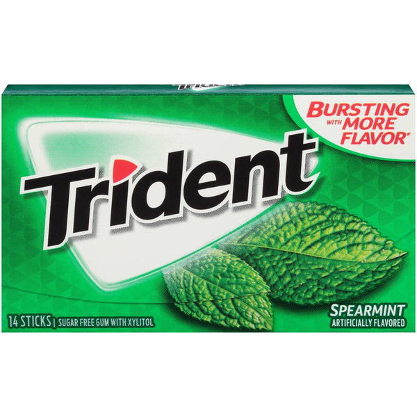 Trident - Spearmint Gum - 14 Pc