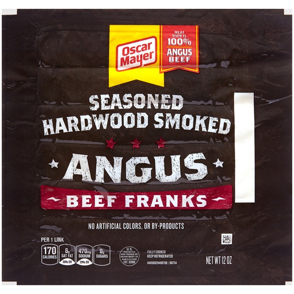 Oscar Mayer Angus Beef Hot Dogs (12 oz) from DO NOT USE Star Market