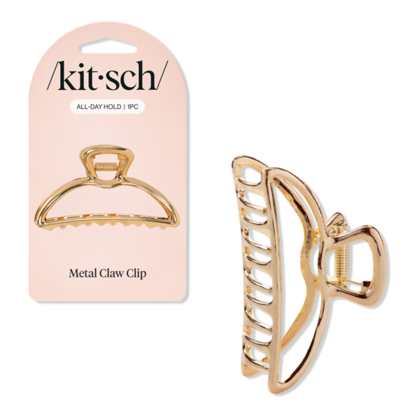 Kitsch Gold Open Shape Claw Clip