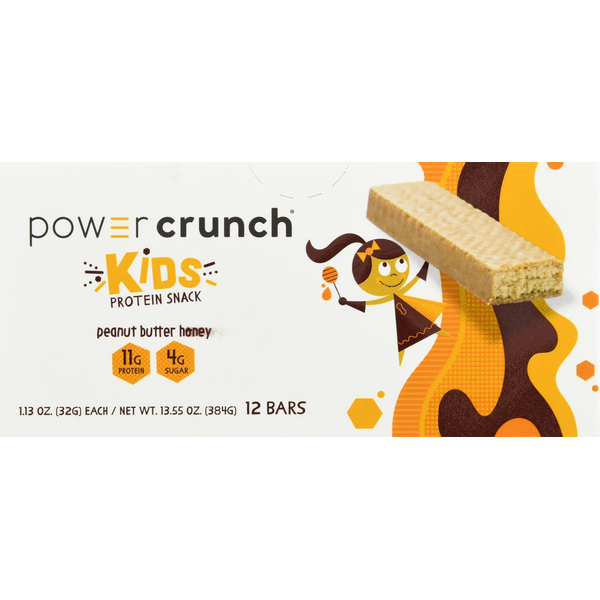 Power Crunch Protein Snack Bars, Peanut Butter Honey, Kids (12 each