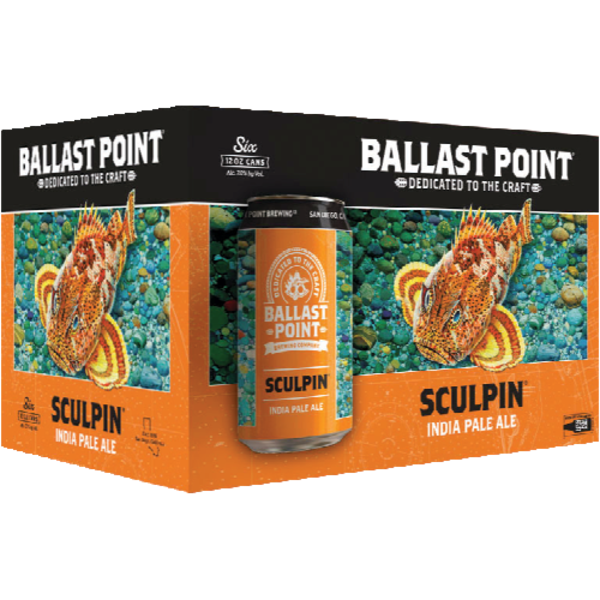 Ballast Point Sculpin IPA 6 Pack Cans