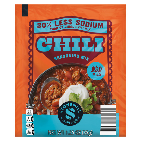 Stonemill Chili Mix Reduced Sodium