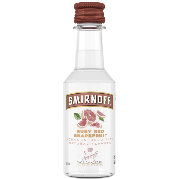 Smirnoff Ruby Red Grapefruit 70 Proof (Vodka Infused With Natural
