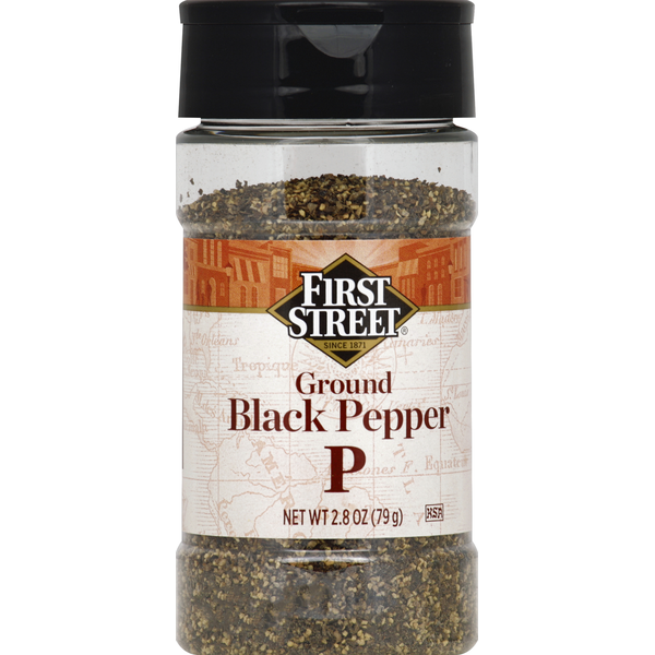 First Street Black Pepper, Ground