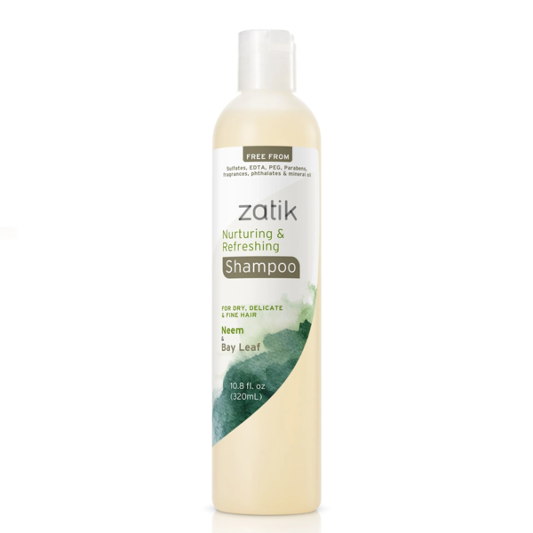 Zatik Nurturing & Refreshing Shampoo, Neem & Bay Leaf Same-Day