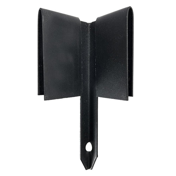 Vigoro 8 In. Black Metal Landscape Edging Corner Stake