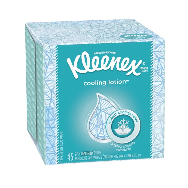 Kleenex Cooling Lotion Facial Tissue Cube Box (45 each) from Shoppers Drug Mart Instacart