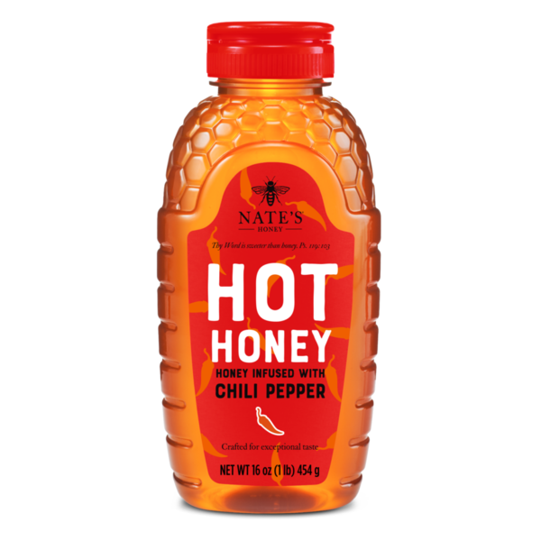 Nature Nate's Honey, 100% Pure, Hot