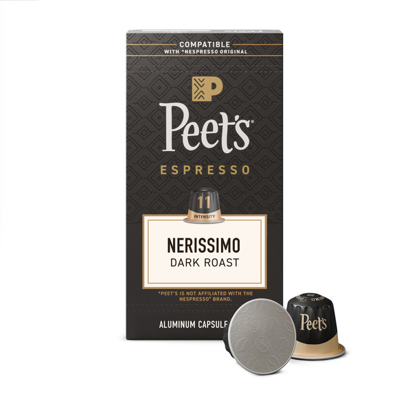 Peet's Coffee Espresso Capsules, Nerissimo Intensity 11