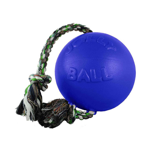 Jolly Pets Blue 4.5" Romp & Roll Dog Toy