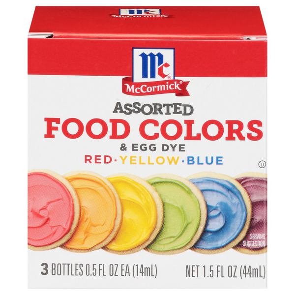 McCormick® Assorted Food Colors & Egg Dye