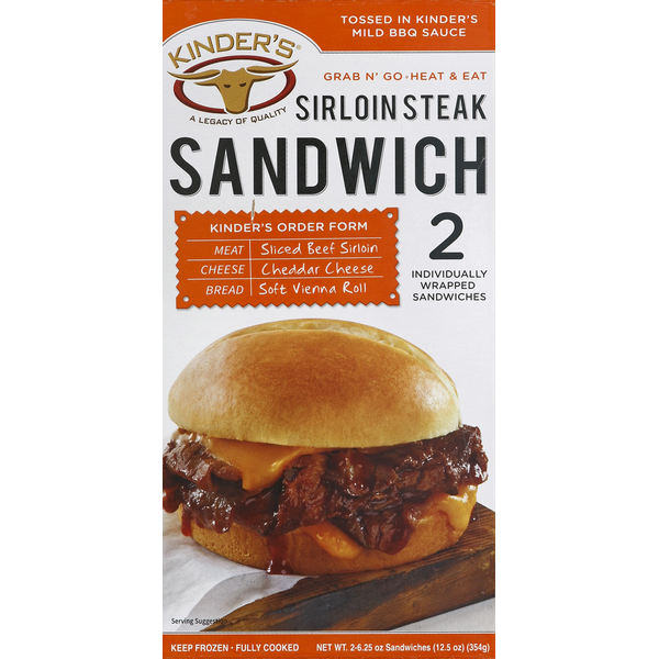Kinder's Sandwich, Sirloin Steak