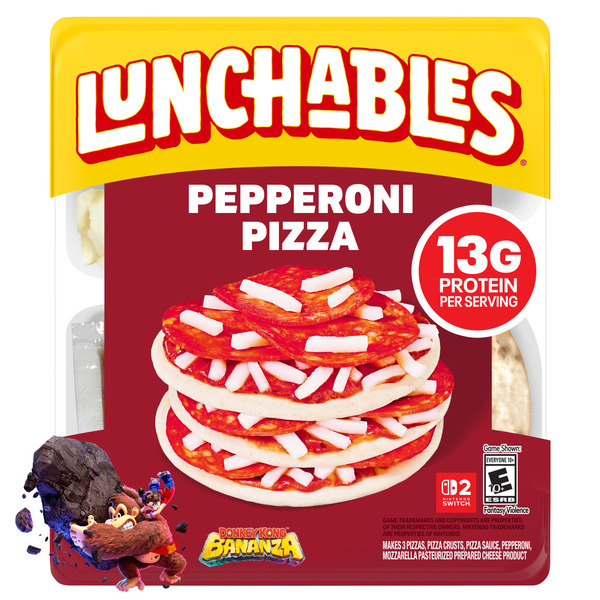 Lunchables Pizza with Pepperoni Kids Lunch Snack Kit