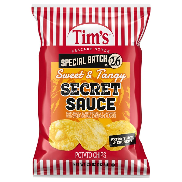 Tim's Cascade Style Sweet & Tangy Secret Sauce Potato Chips Same