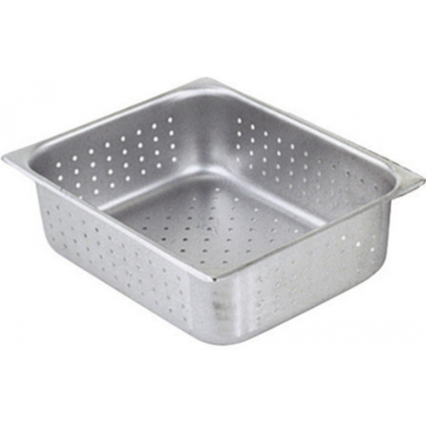 Adcraft PP-200H2 Steam Table Pan 1/2 size perforated 2-1/2in deep NSF