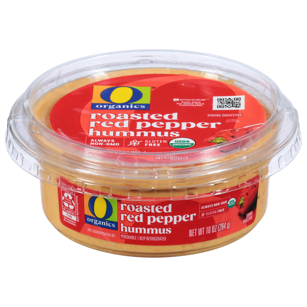 O Organics Hummus, Organic, Roasted Red Pepper