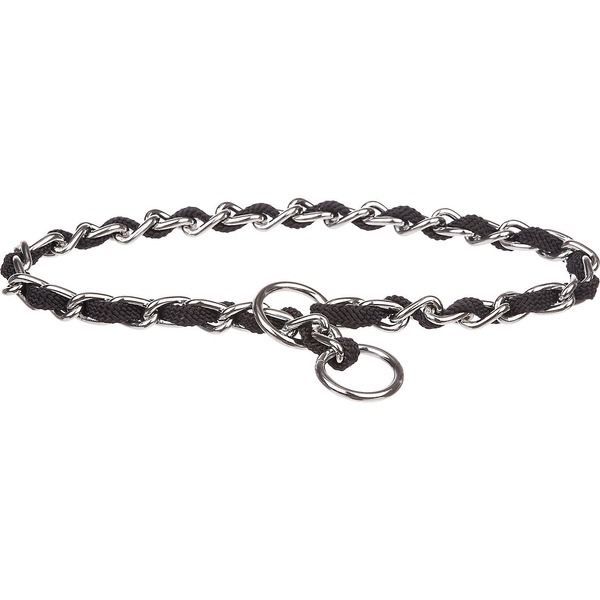 Petmate Mightly Link X Large Comfort Chain Dog Collar In Black 26