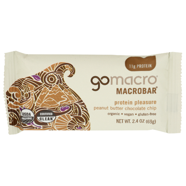 Gomacro Organic Peanut Butter Chocolate Chip Bar