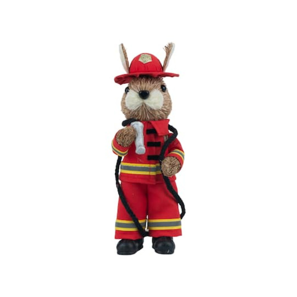 Ashland Natural Fireman Squirrel Decorative Figure