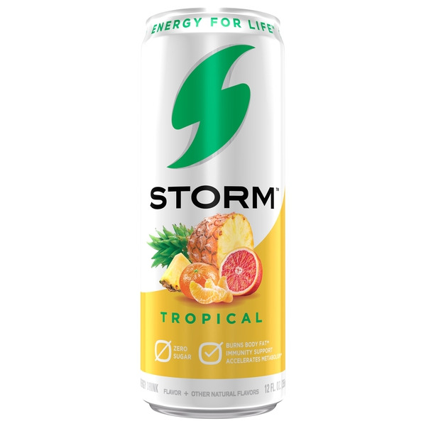 Reign Storm Energy Drink, Zero Sugar, Tropical Same-Day Delivery
