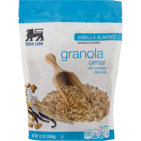 Food Lion Cereal, Granola, Vanilla Almond, Pouch (12 oz) Instacart