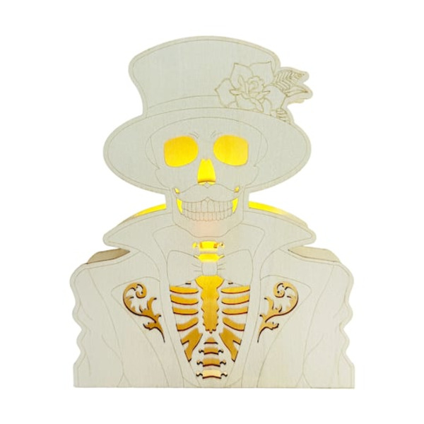 Make Market Gentleman Skeleton DIY LED Wood Decor
