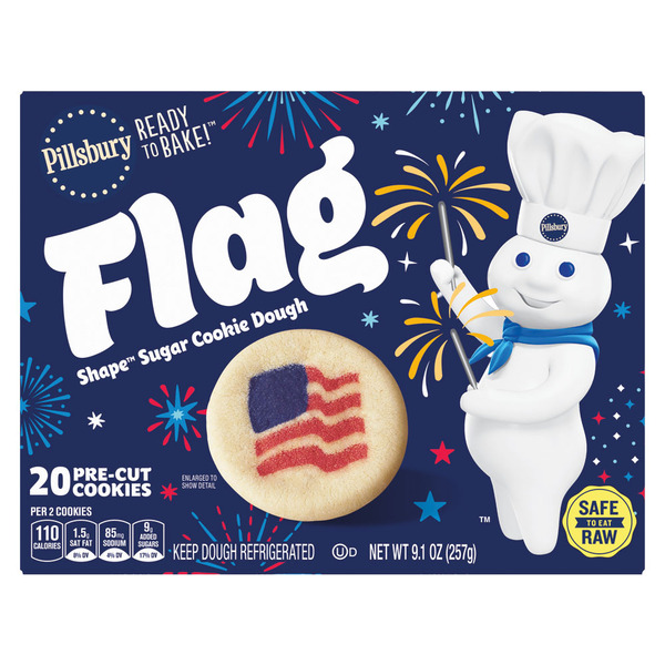 Pillsbury Flag Shaped Cookies